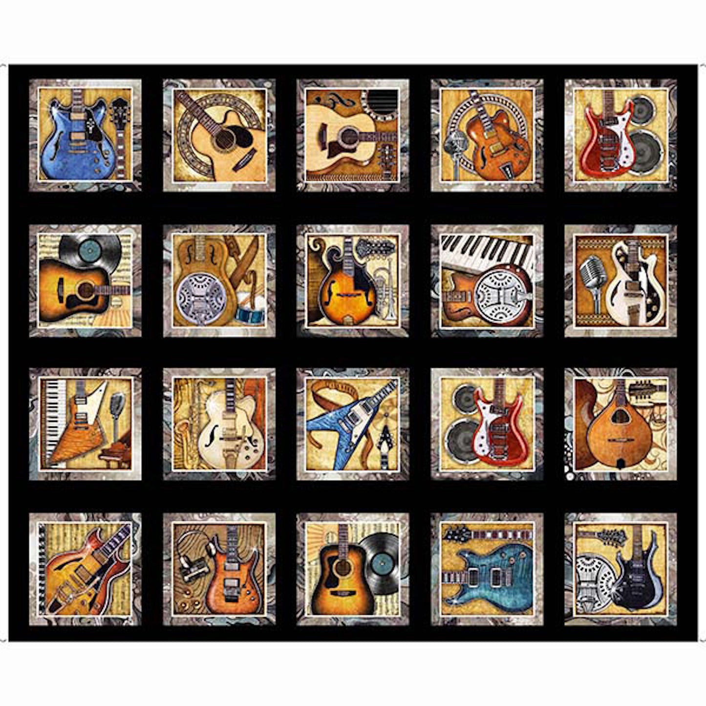 Rock N Roll Fantasy Shop Assembled Fat Quarter Bundle: Choice of Bundle