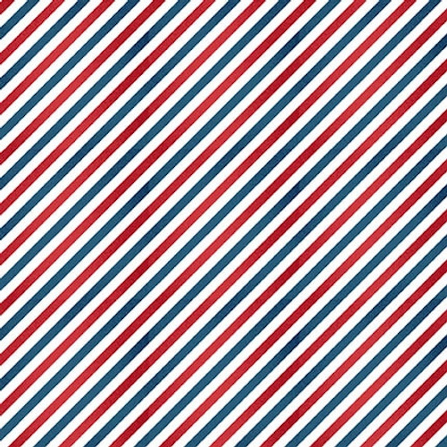 Hipster- Red Biased Barber Stripe: Sold by the 1/2 yard.