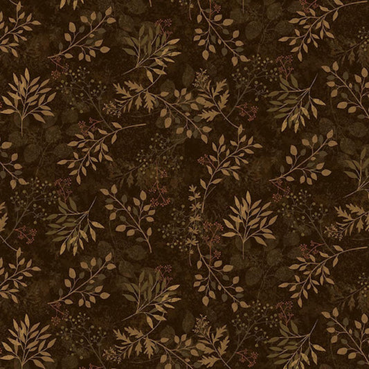 Oak and Maple- Tobacco Leaves Allover: Sold by the 1/2 Yard (Copy)