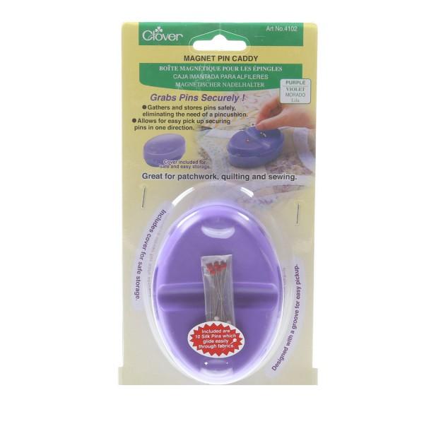 Clover Magnetic Pin Caddy: Purple