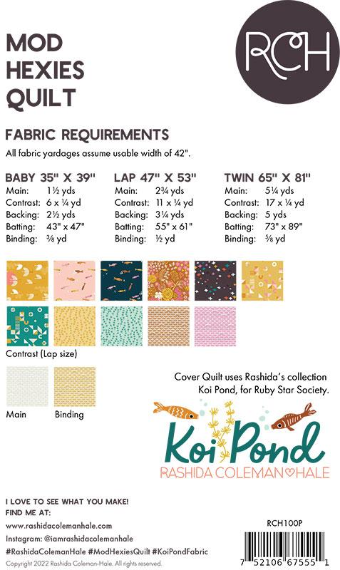 Mod Hexies Quilt Pattern
