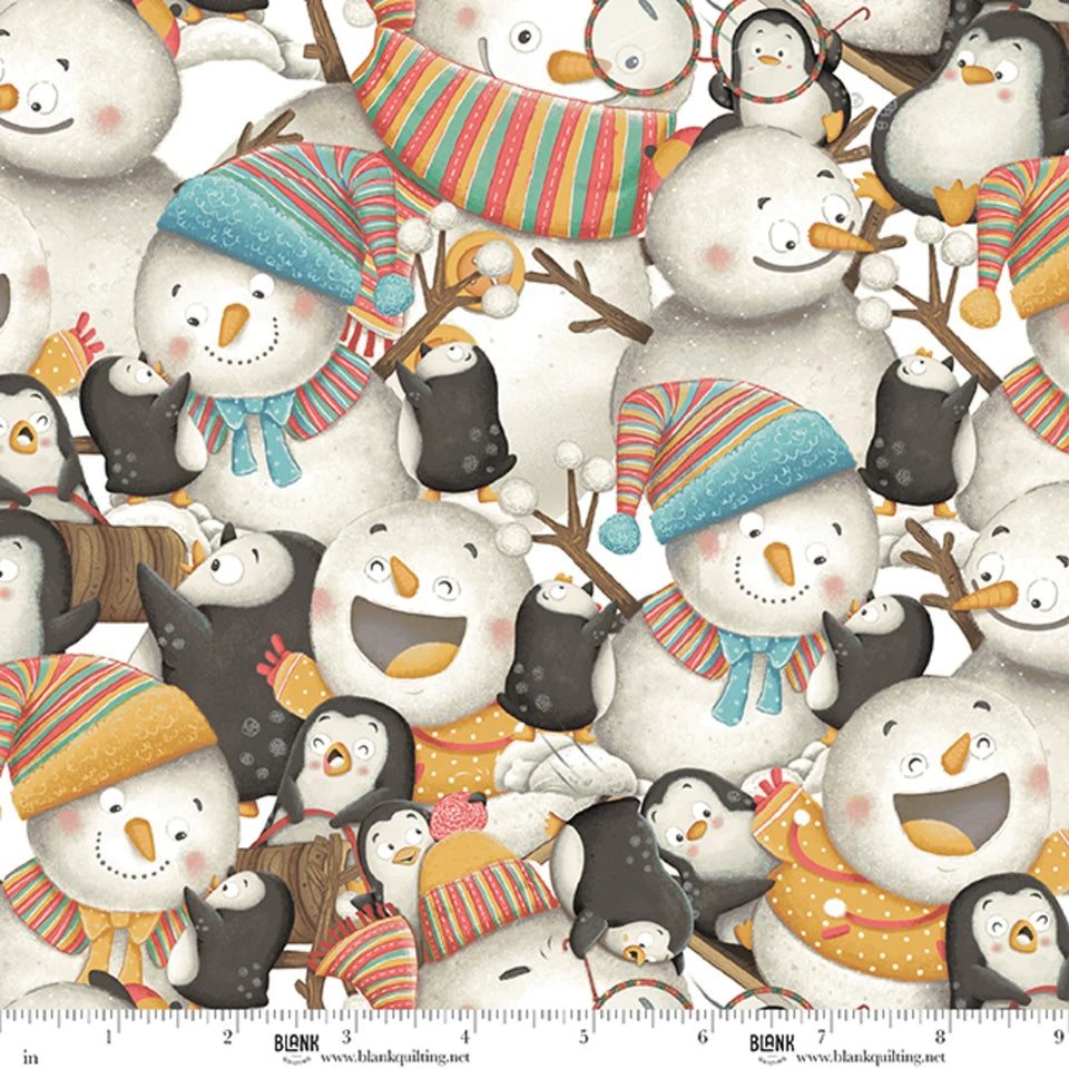 Snowmates- Multi Packed Characters: Sold by the 1/2 yard