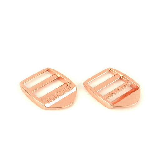 Ladder Lock Buckle- Rose Gold: 1 inch, 2pcs