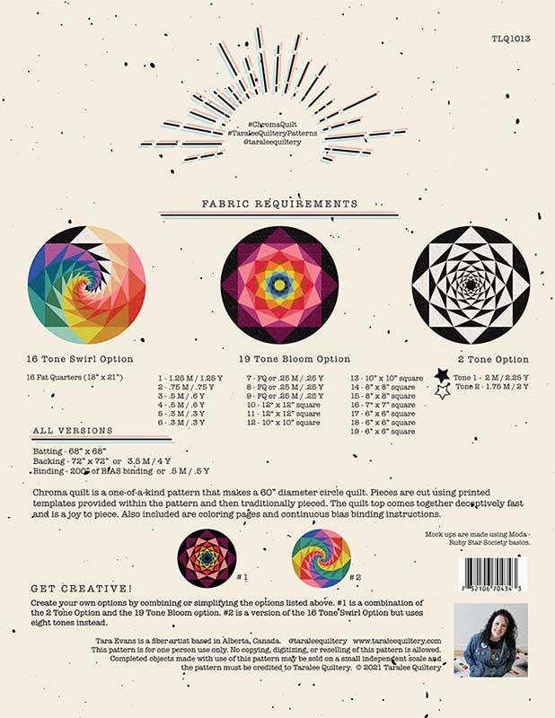 Chroma- Round Quilt Pattern