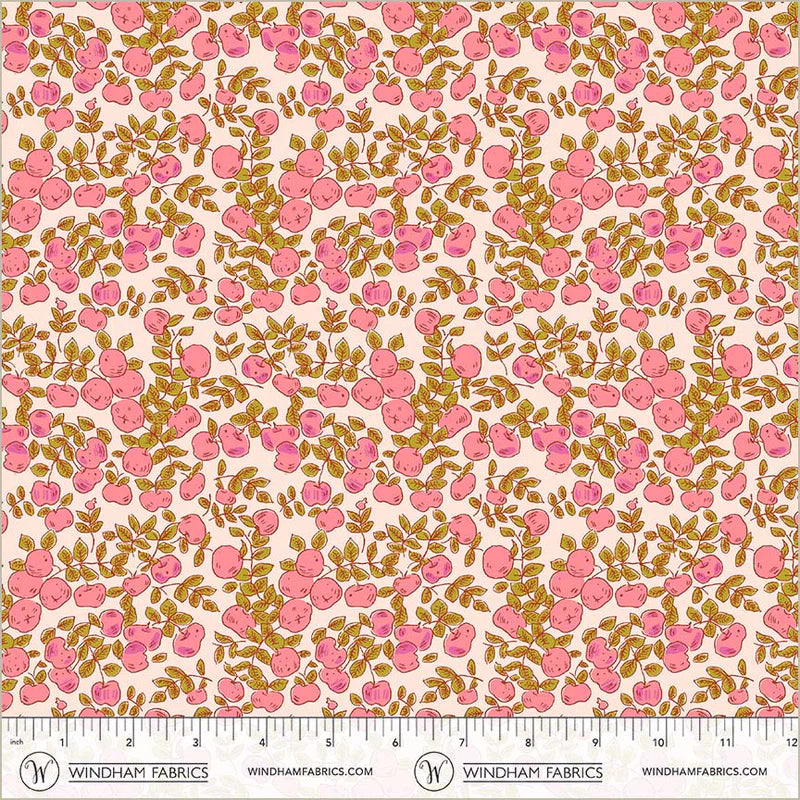 Heather Ross Favorites- Blush Apples: Sold by the 1/2 yard