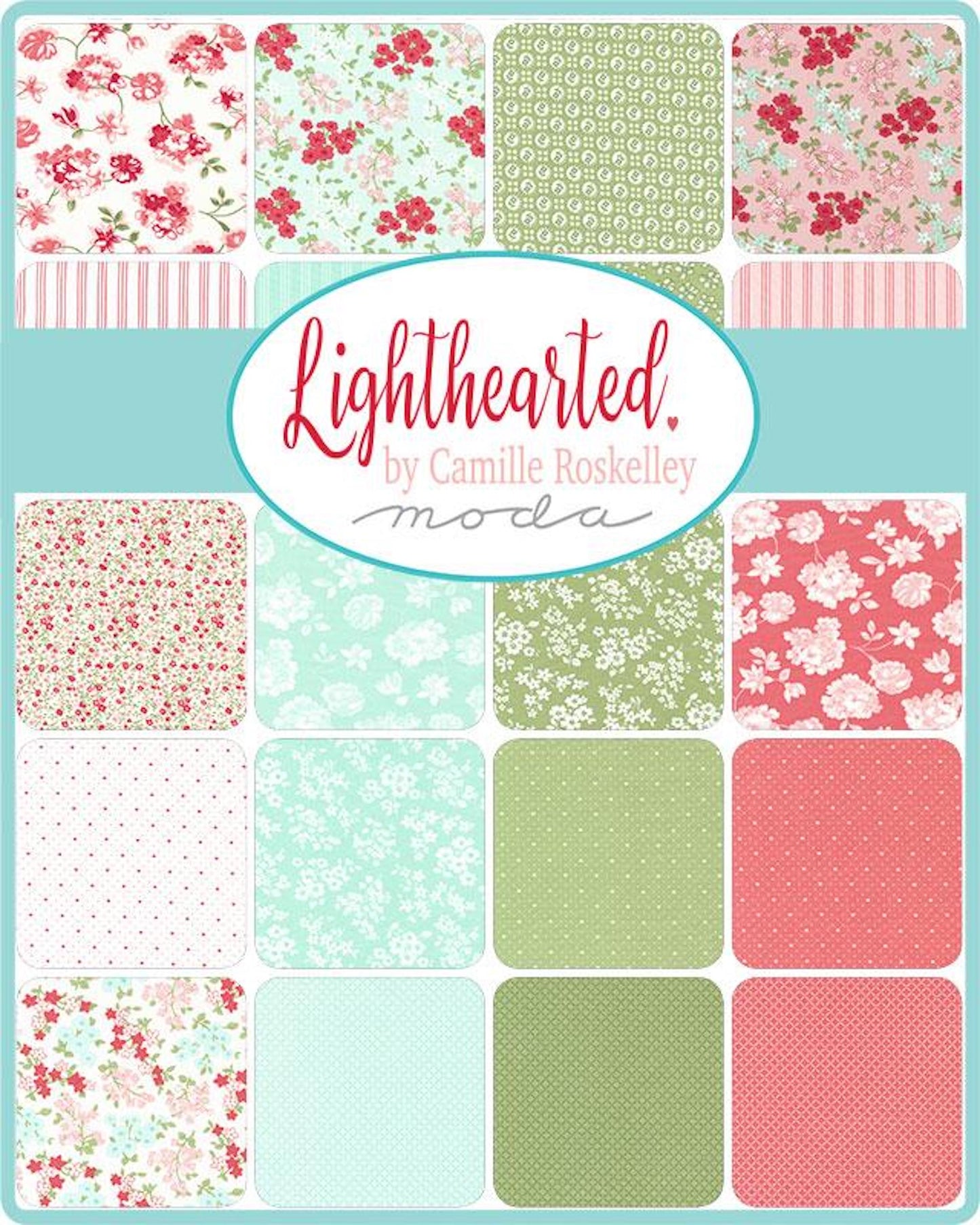 Lighthearted- 42 Piece Charm Pack