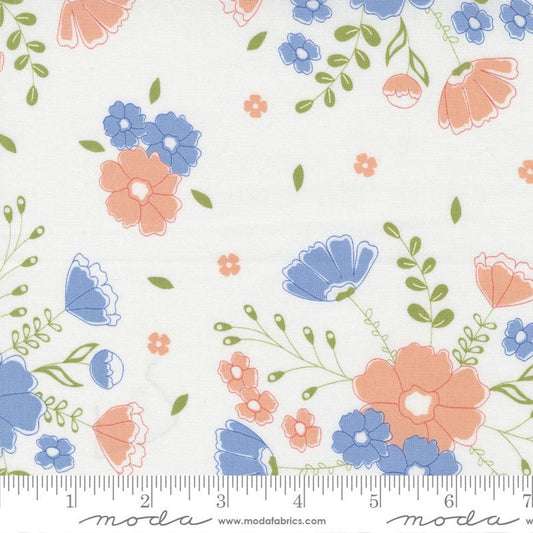 Peachy Keen- Moonlit Meadow Off White