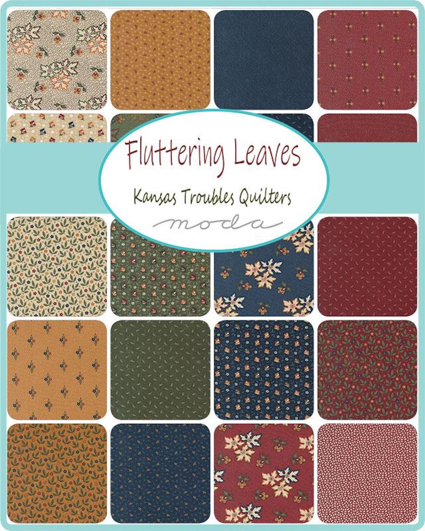 Fluttering Leaves Layer Cake 42 Piece