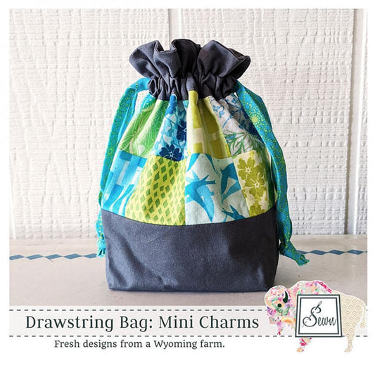 Drawstring Bag: Mini Charms Pattern