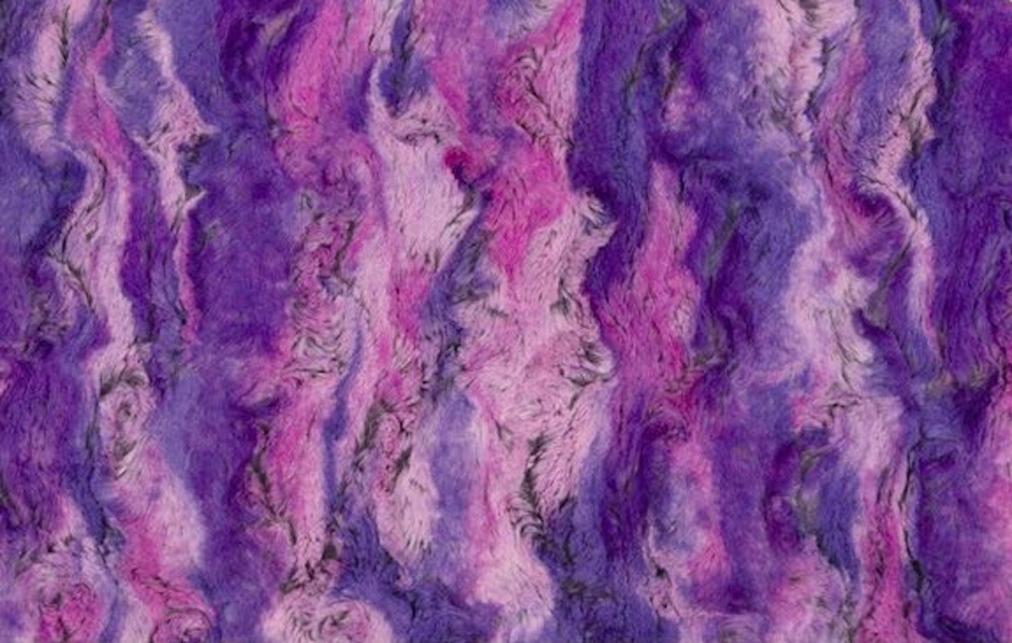 Shannon Cuddle- Luxe Wild Rabbit, Amethyst 60in: Sold By The 1/2 Yard