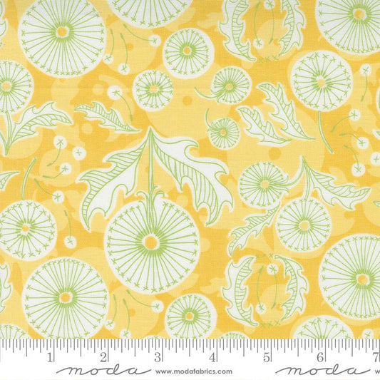 Dandi Duo- Maize Dandi Toile: Sold by the 1/2 yard