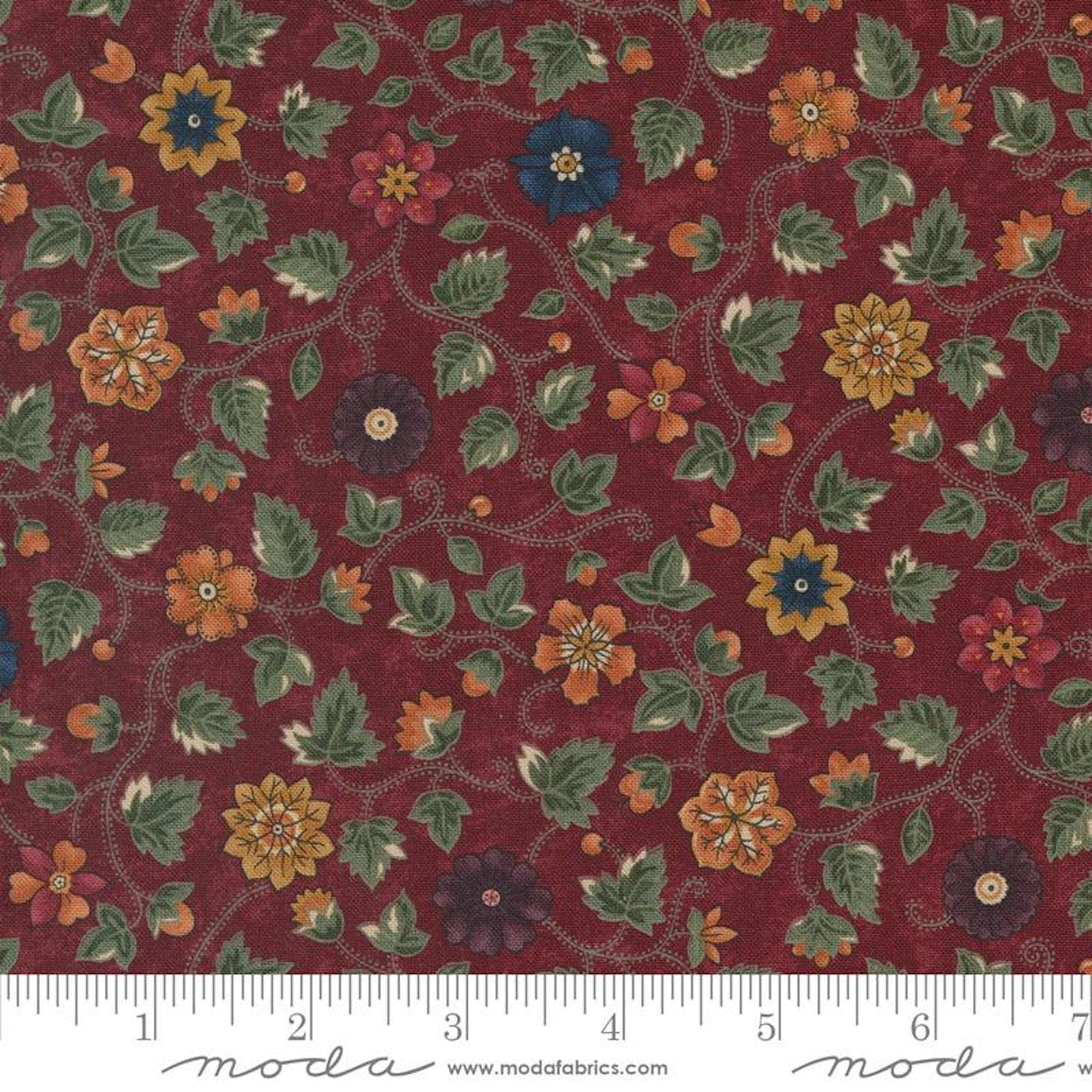 Chickadee Landing- Poppy Spring Joy: Sold by the 1/2 yard.