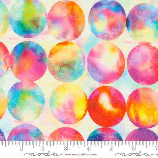 Gradients Auras- Prism Big Dot: Sold by the 1/2 yard.