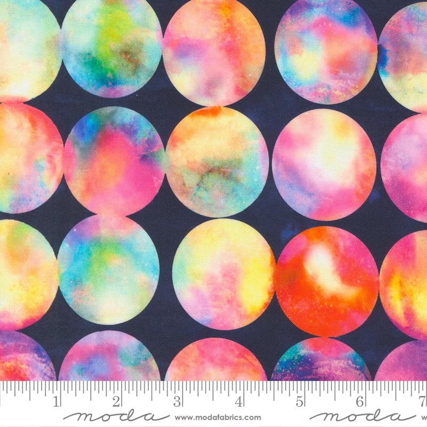 Gradients Auras- Onyx Big Dot: Sold by the 1/2 yard.