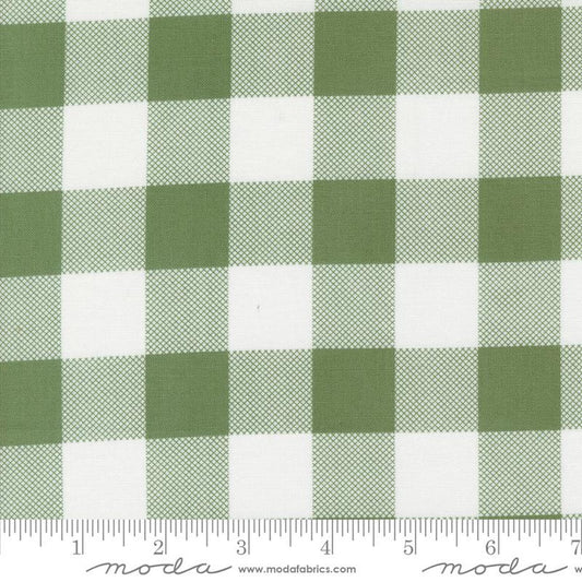 Starberry- Green Check: Sold By The 1/2 Yard