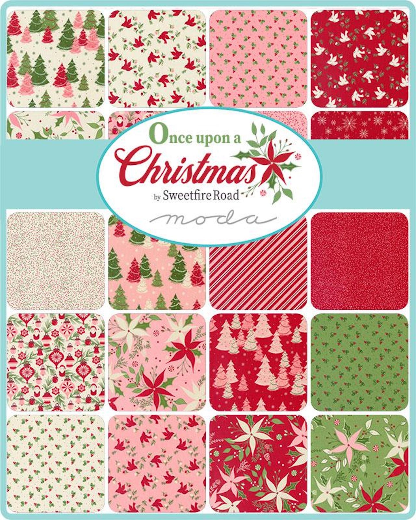 Once Upon A Christmas Mini Charm Pack- 42 PCS- Moda