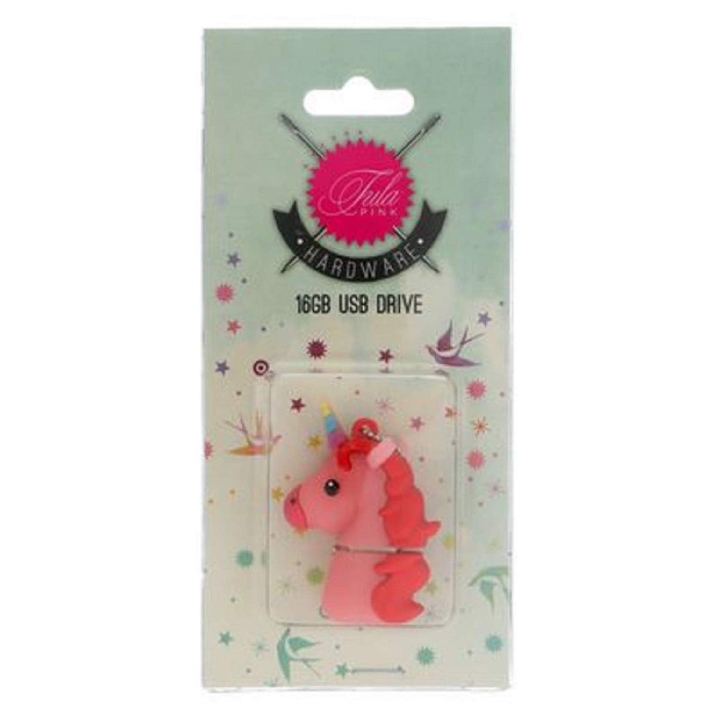 Tula Pink 16GB USB Drive - Pink UNICORN