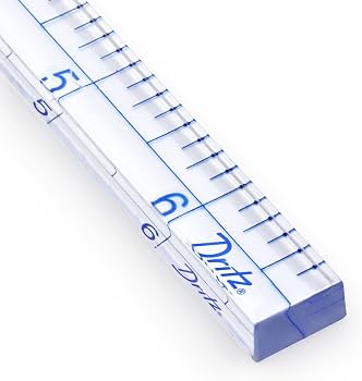 Dritz Super Seamer Ruler: 1/4in & 1/2in Seam Guide