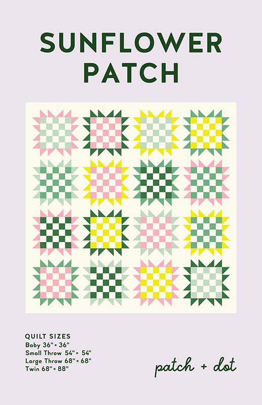 Sunflower Patch Quilt Pattern