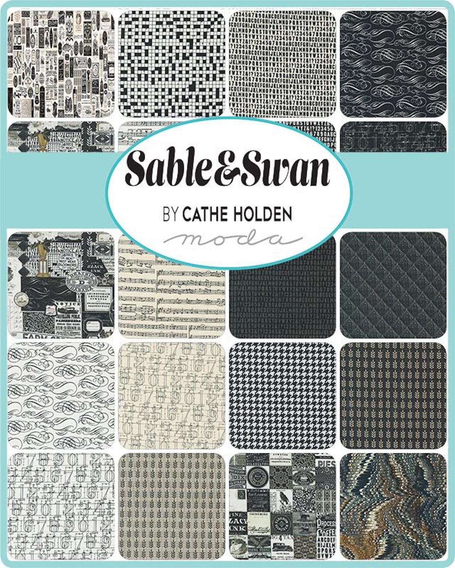 Sable & Swan Layer Cake- 42 PCS- Moda