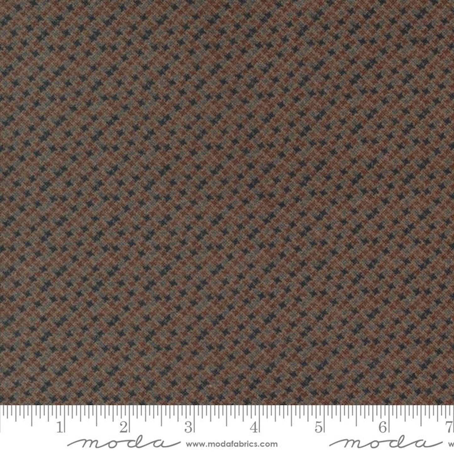 Farmhouse Flannel 3- Cocoa Seedy Flannel: Sold by the 1/2 yard