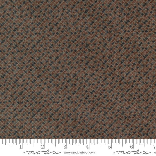 Farmhouse Flannel 3- Cocoa Seedy Flannel: Sold by the 1/2 yard