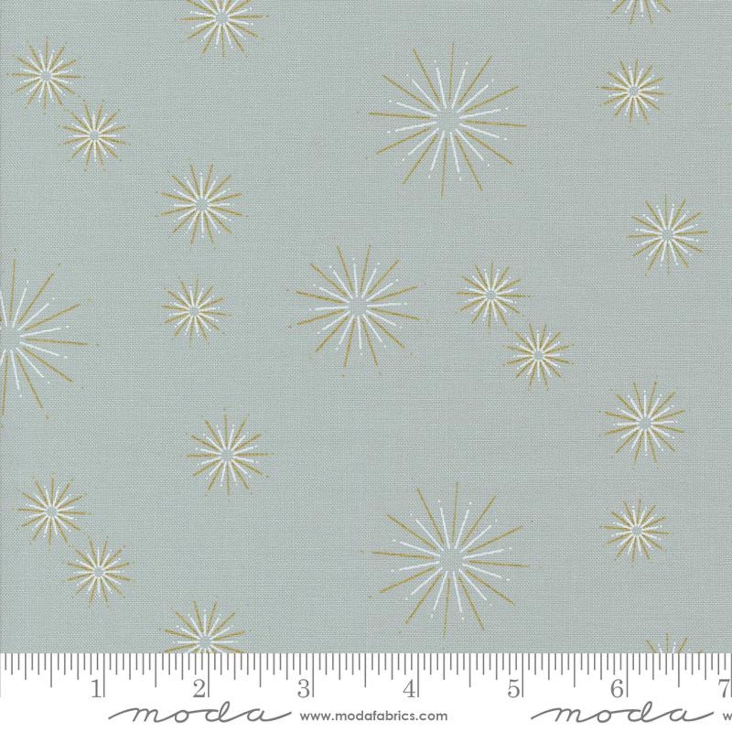 Shimmer- Silver Stars- Metallic: Sold by the 1/2 yard