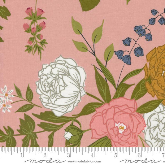 Enchantment- Blush Grand Gesture: Sold By The 1/2 Yard