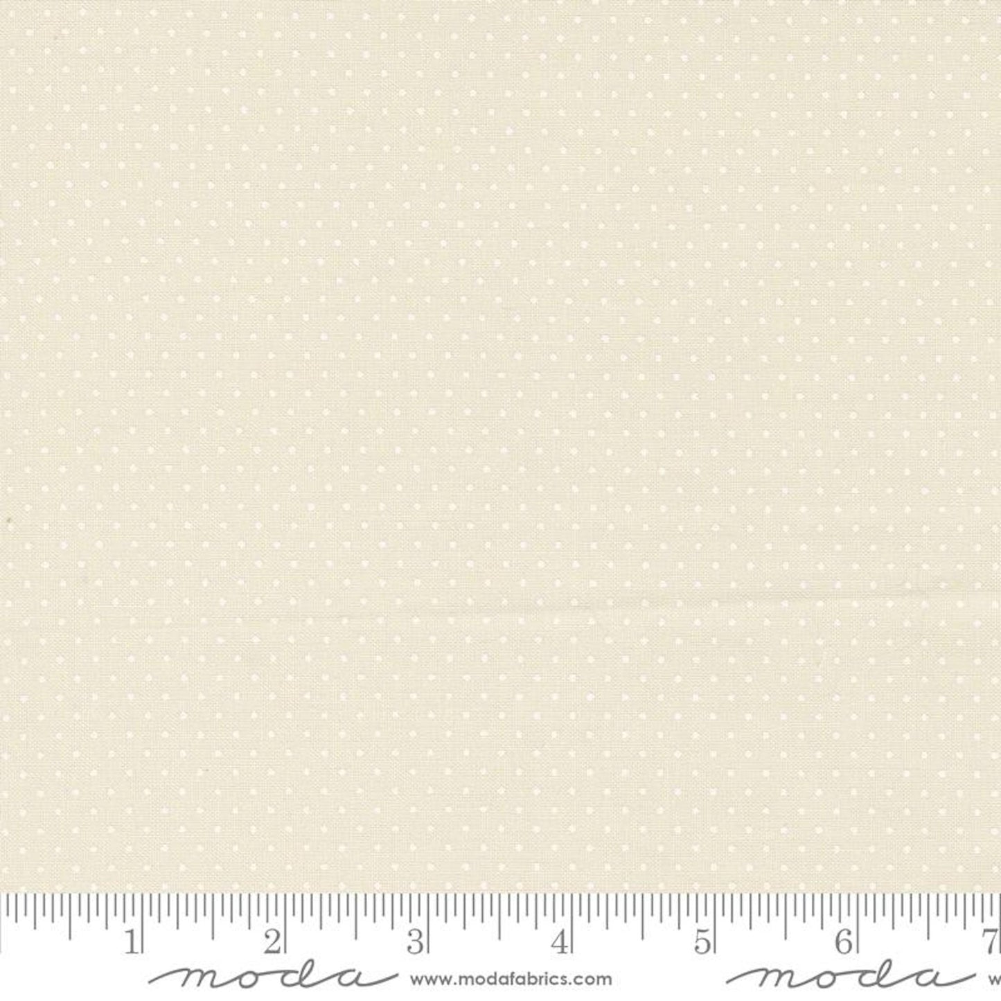 Enchantment- Porcelain White Swiss Dot: Sold By The 1/2 Yard