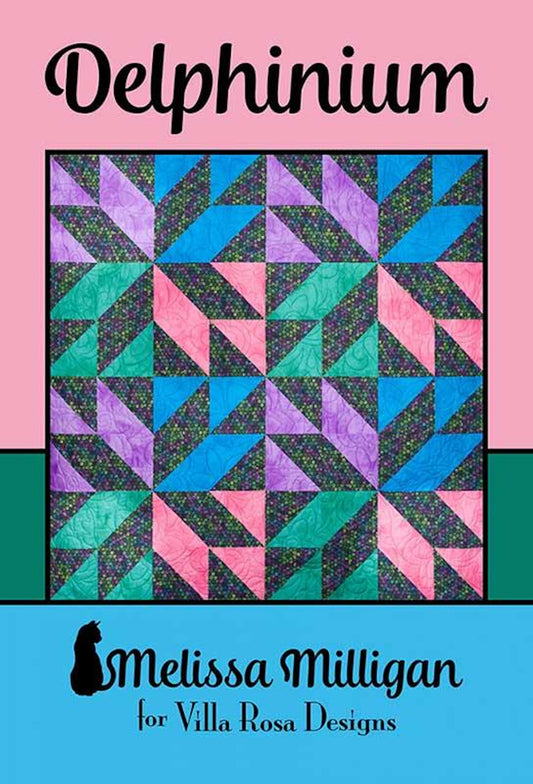 Delphinium Quilt Pattern (Cardstock)