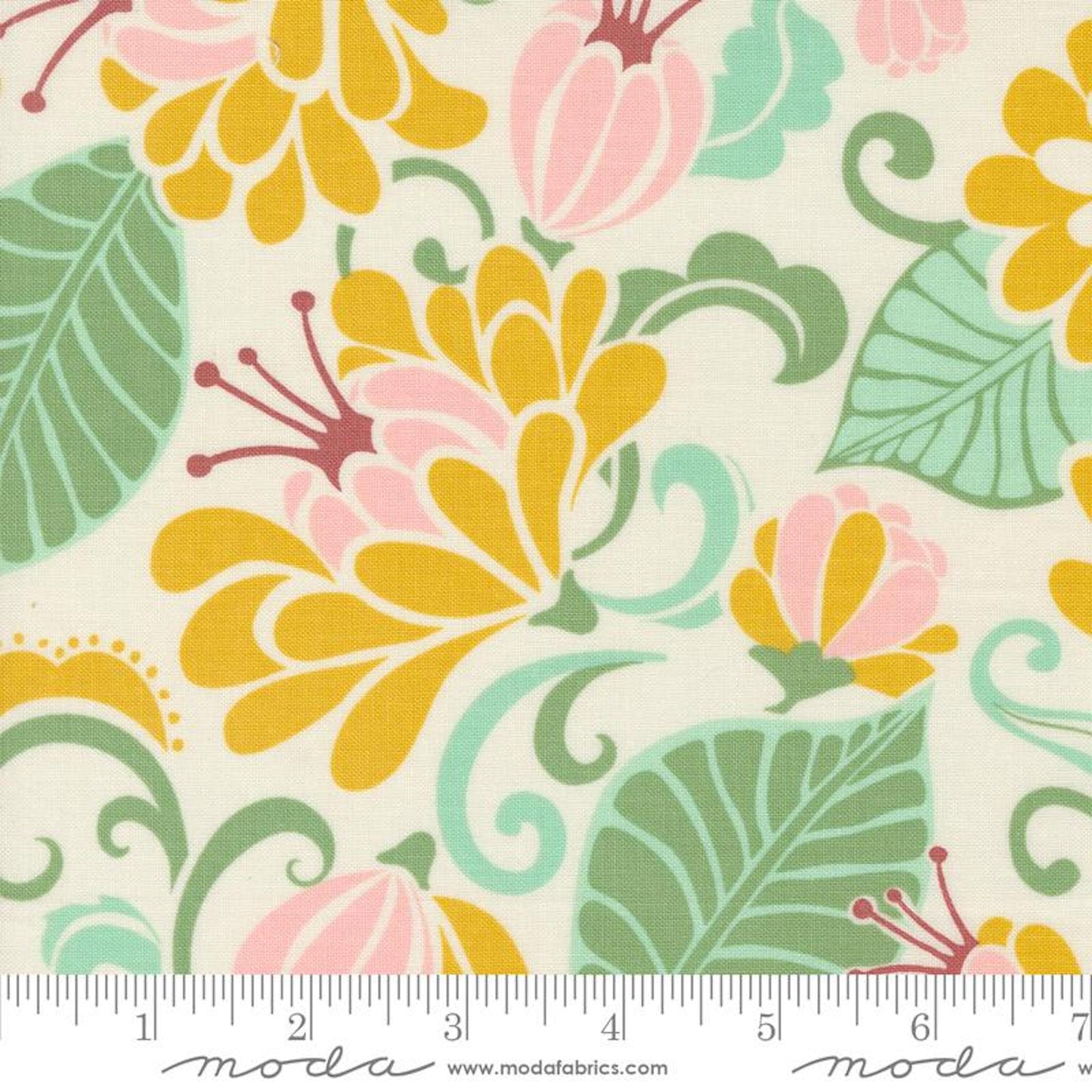 Tango- Cream Sunshine Sarabande: Sold By The 1/2 Yard.