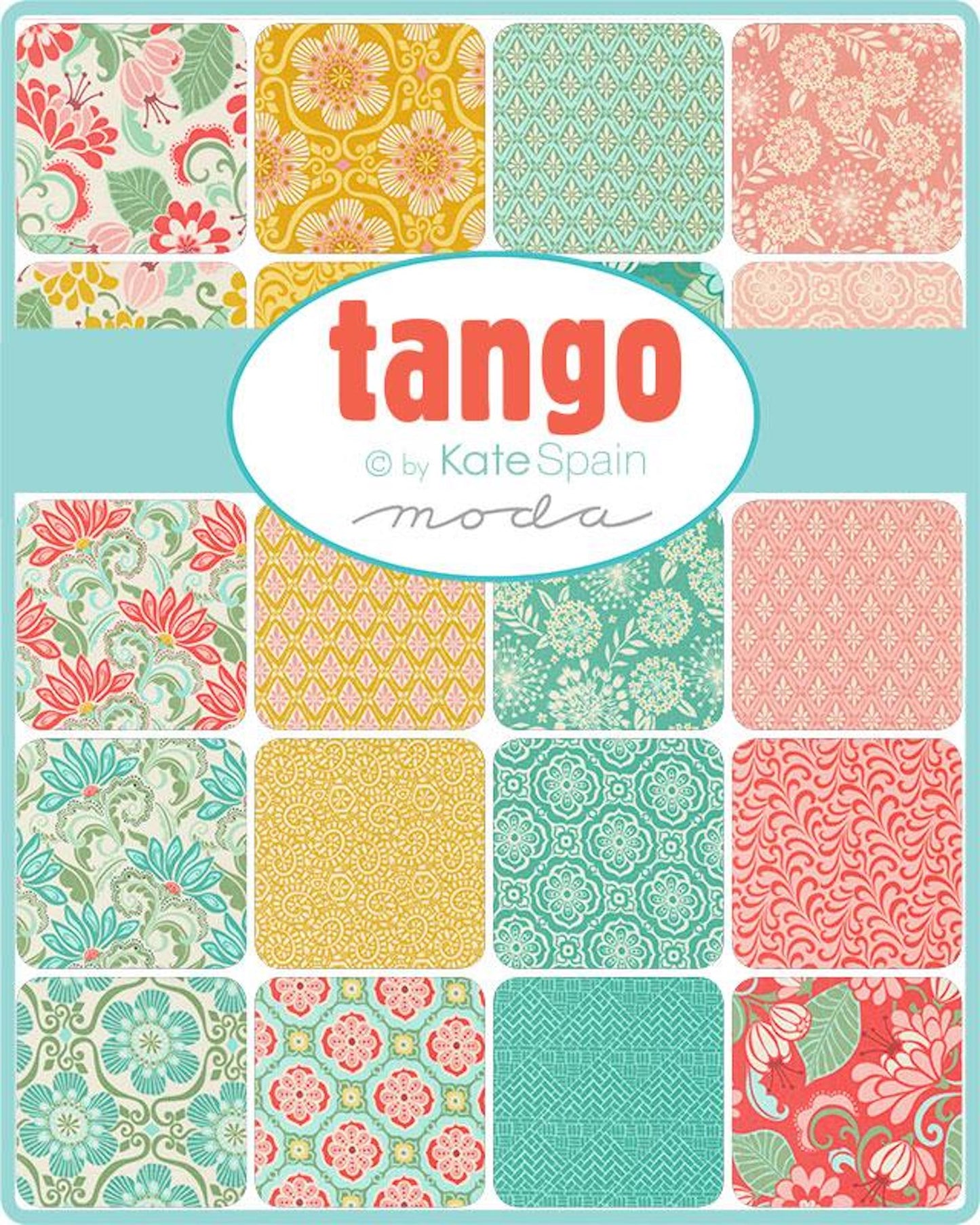 Tango Charm Pack- 42 PCS- Moda