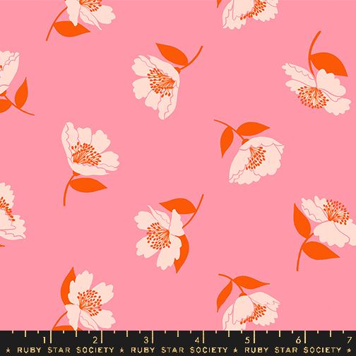 Juicy- Sorbet Fluttering Florals: Sold by the 1/2 yard