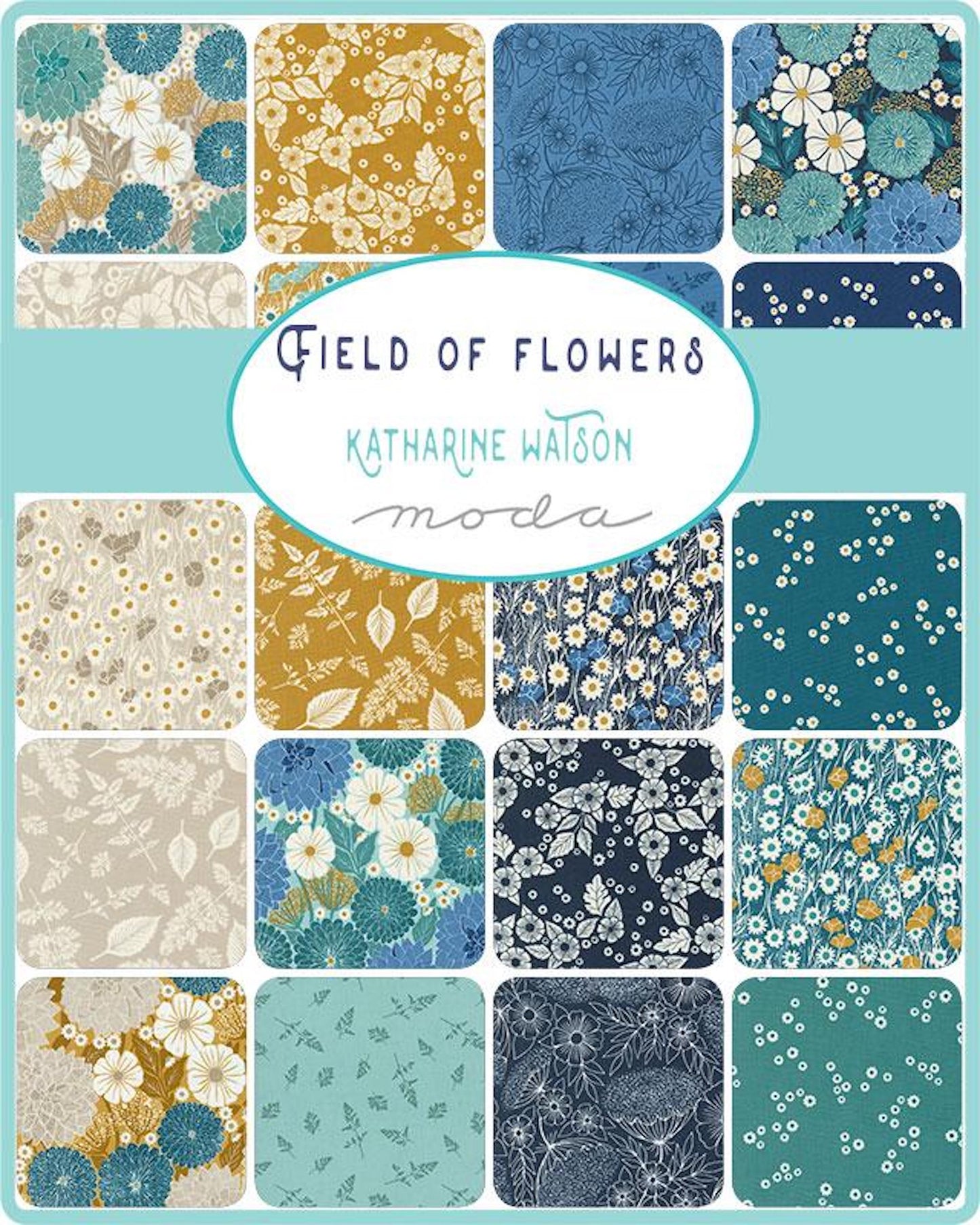 Field of Flowers- Fat Quarter Bundle 31pc