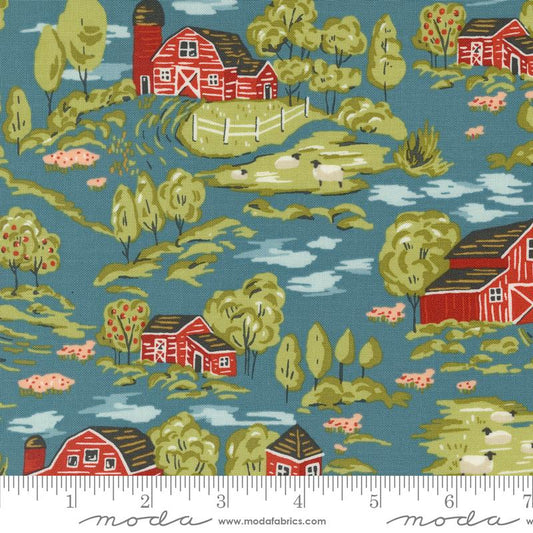 Farmstead- Overalls Vintage Farm: Sold by the 1/2 Yard