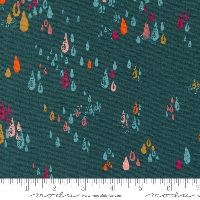 Things Above- Deep Sea Drops: Sold by the 1/2 yard