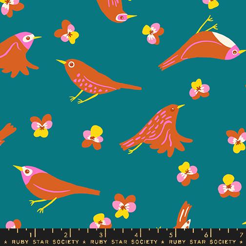 Bird is the Word- Storytime Migration: Sold by the 1/2 yard