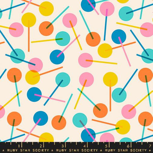 Eye Candy- Natural Lollies: Sold by the 1/2 yard