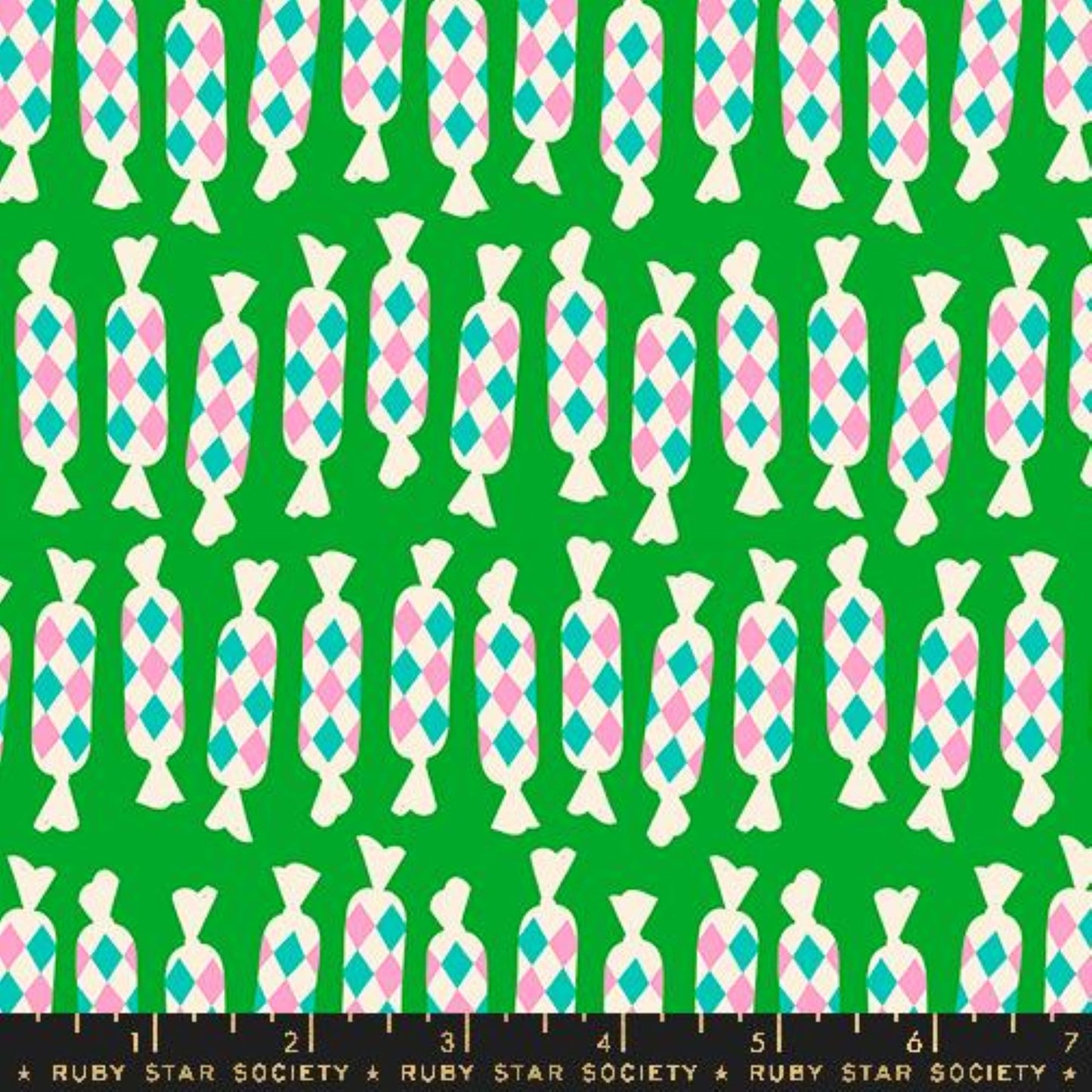 Eye Candy- Verdant Diamond Candies: Sold by the 1/2 yard