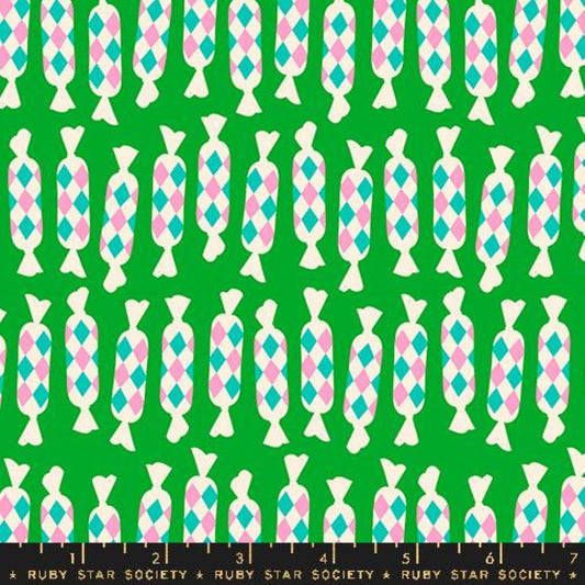 Eye Candy- Verdant Diamond Candies: Sold by the 1/2 yard