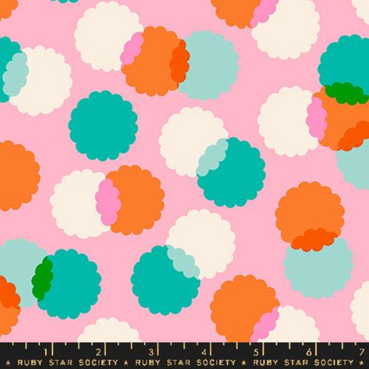 Eye Candy- Posy Puffs: Sold by the 1/2 yard