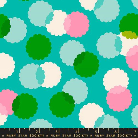 Eye Candy- Tropic Puffs: Sold by the 1/2 yard