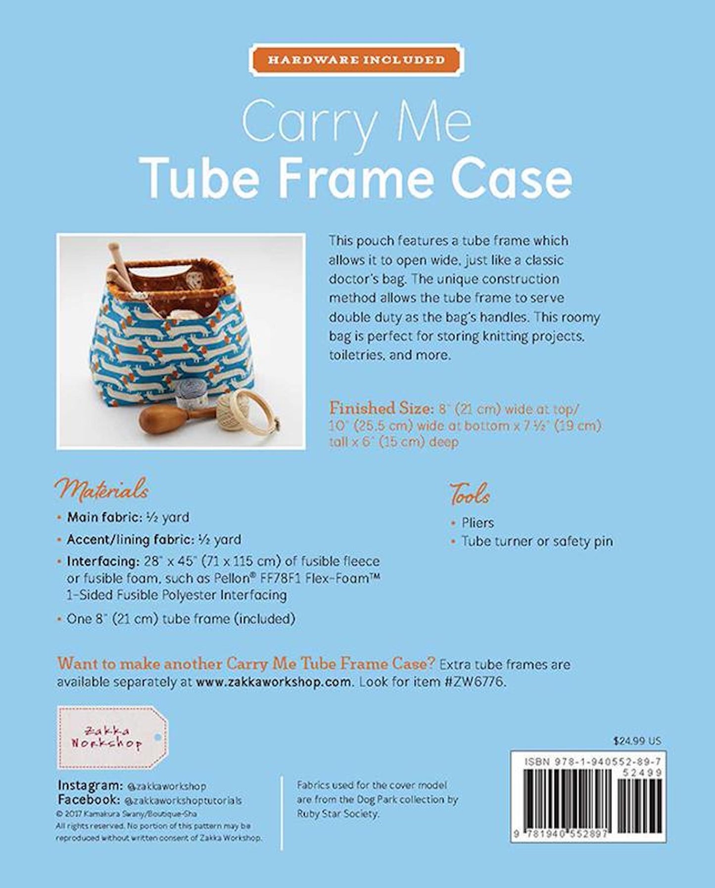 Carry Me Tube Frame Case Pattern