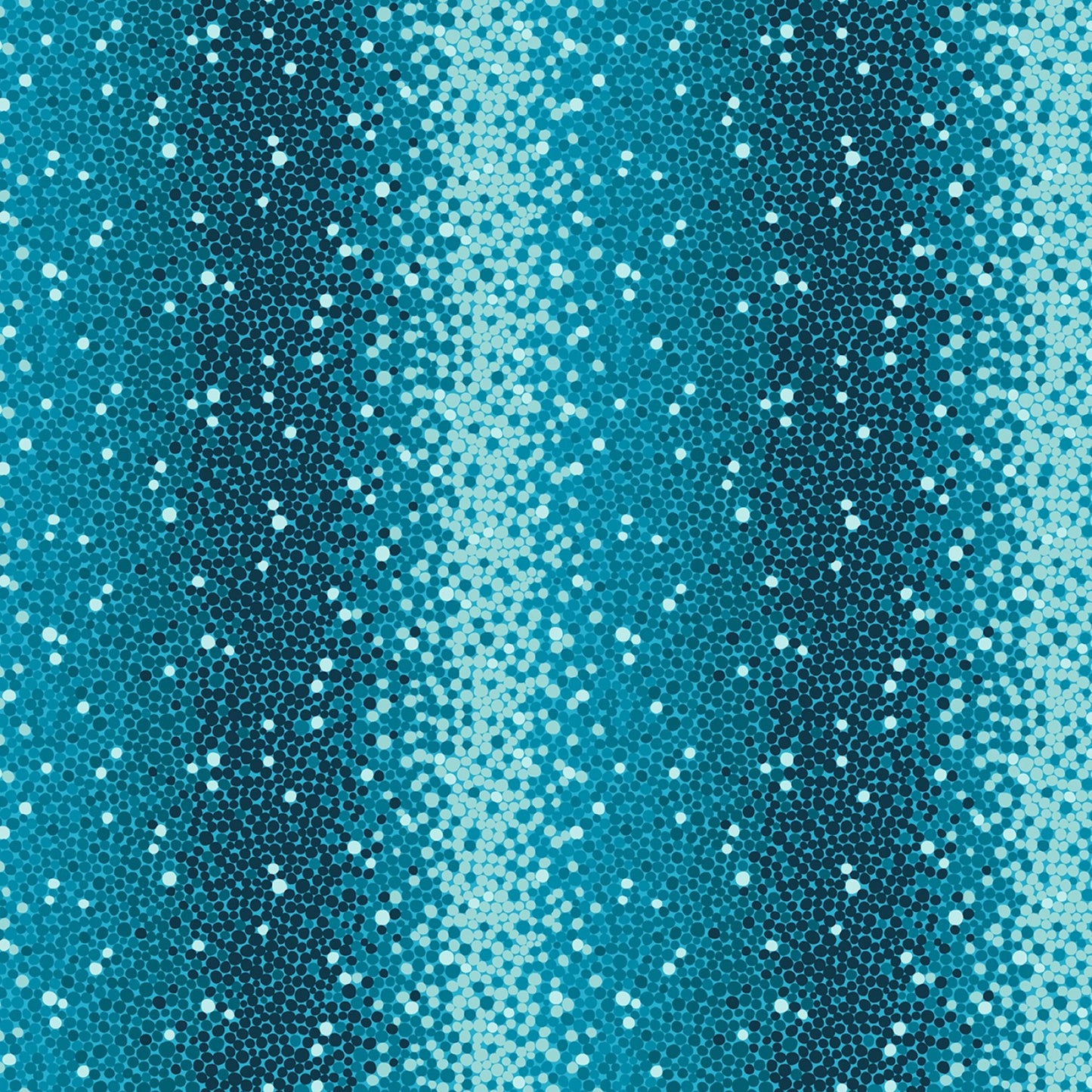 Zooming Chickens- Teal Ombre Dots