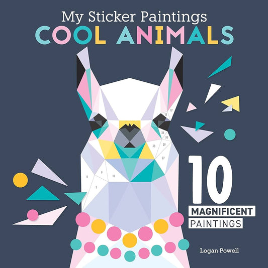 Cool Animals Sticker Painting Book