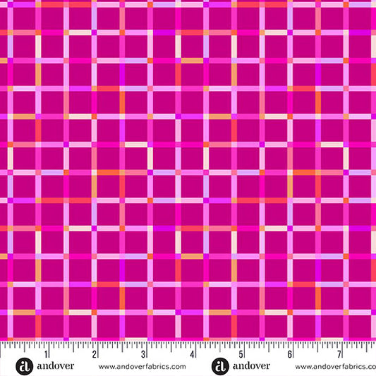 Perfect Day- Pink Piknik Palid: Sold by the 1/2 Yard.