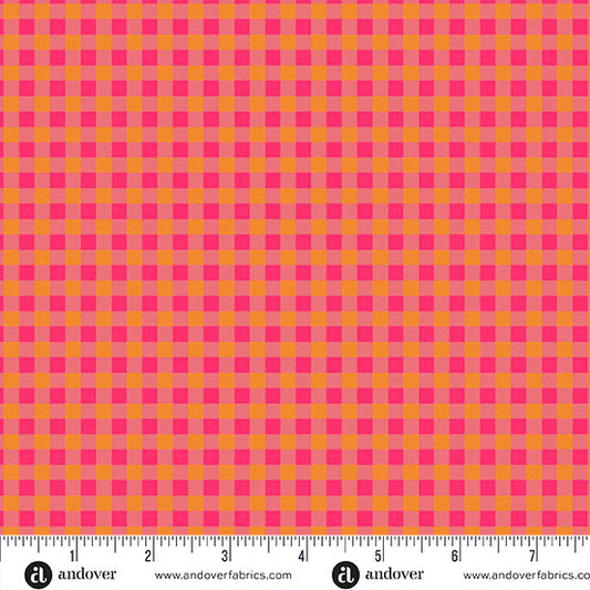 Jinny- Poppy Checklist: Sold by the 1/2 yard