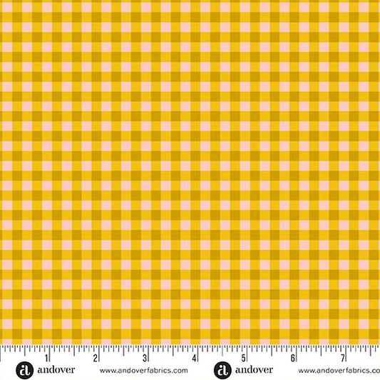 Jinny- Yarrow Checklist: Sold by the 1/2 yard