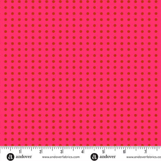 Jinny- Rose Dotty: Sold by the 1/2 yard