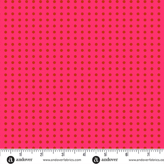 Jinny- Rose Dotty: Sold by the 1/2 yard